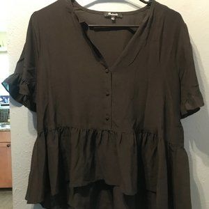 Madewell Black Blouse